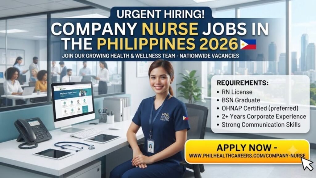 Company Nurse Jobs in the Philippines
