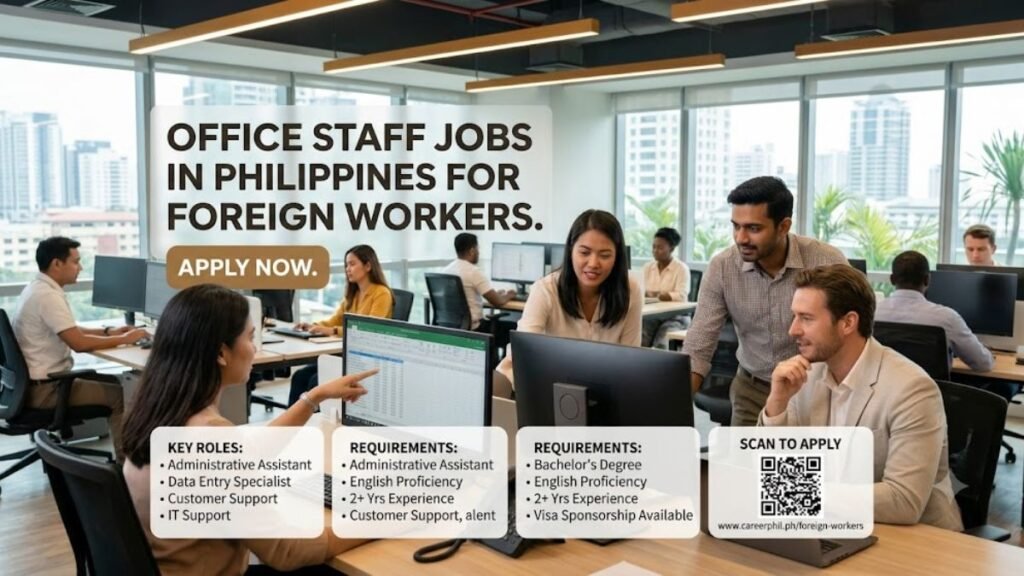 Office Staff Jobs in Philippines