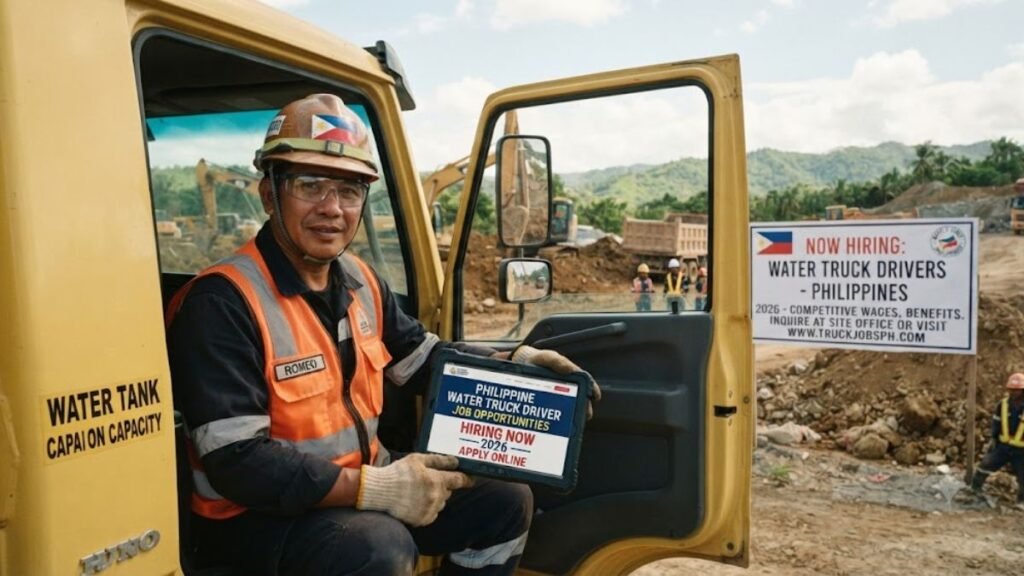 Water Truck Driver Jobs in Philippines