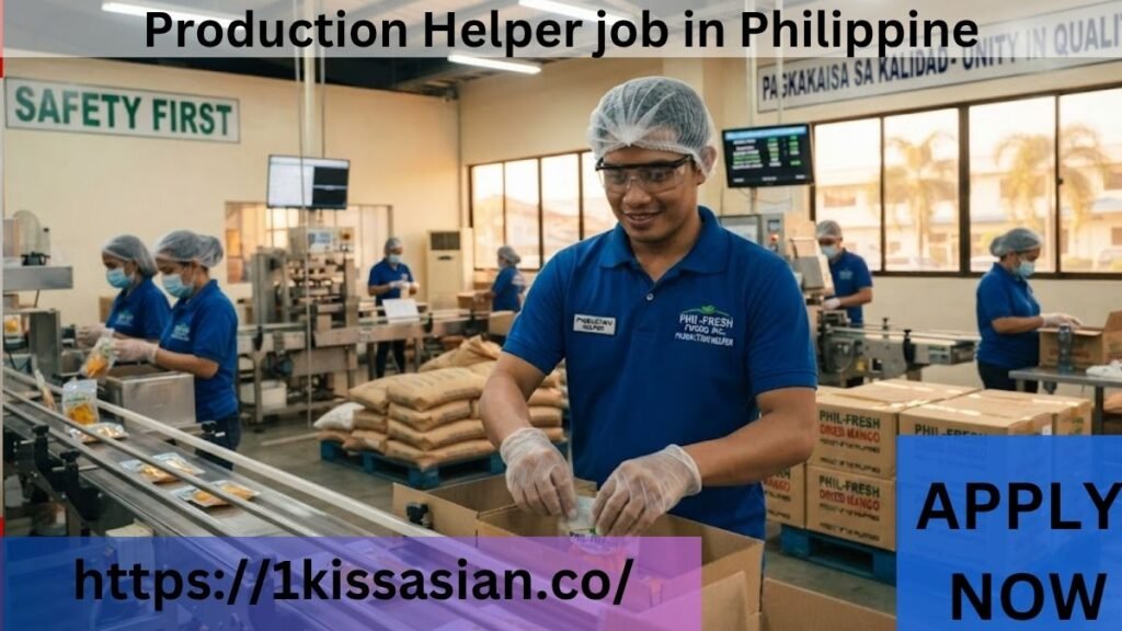 Production Helper job in Philippine