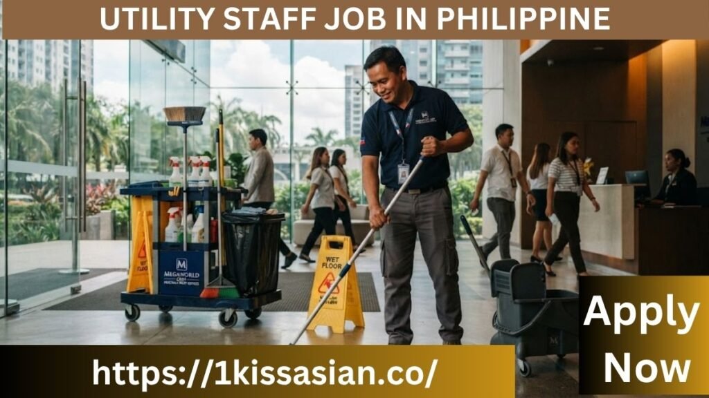 UTILITY STAFF JOB IN PHILIPPINE